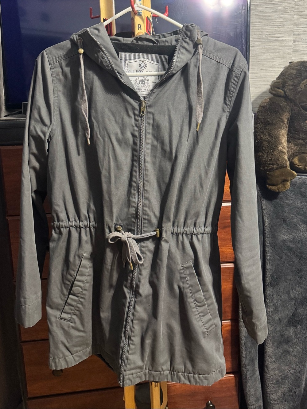 Element Women's Hooded Utility Jacket - Gray